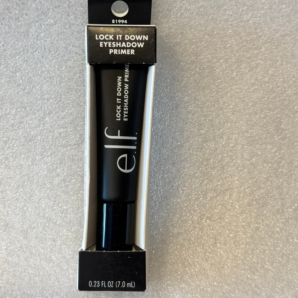e.l.f. Lock It Down‎ Eyeshadow Primer Sheer Transparent 0.23 Fl Oz 7.0 mL 81994